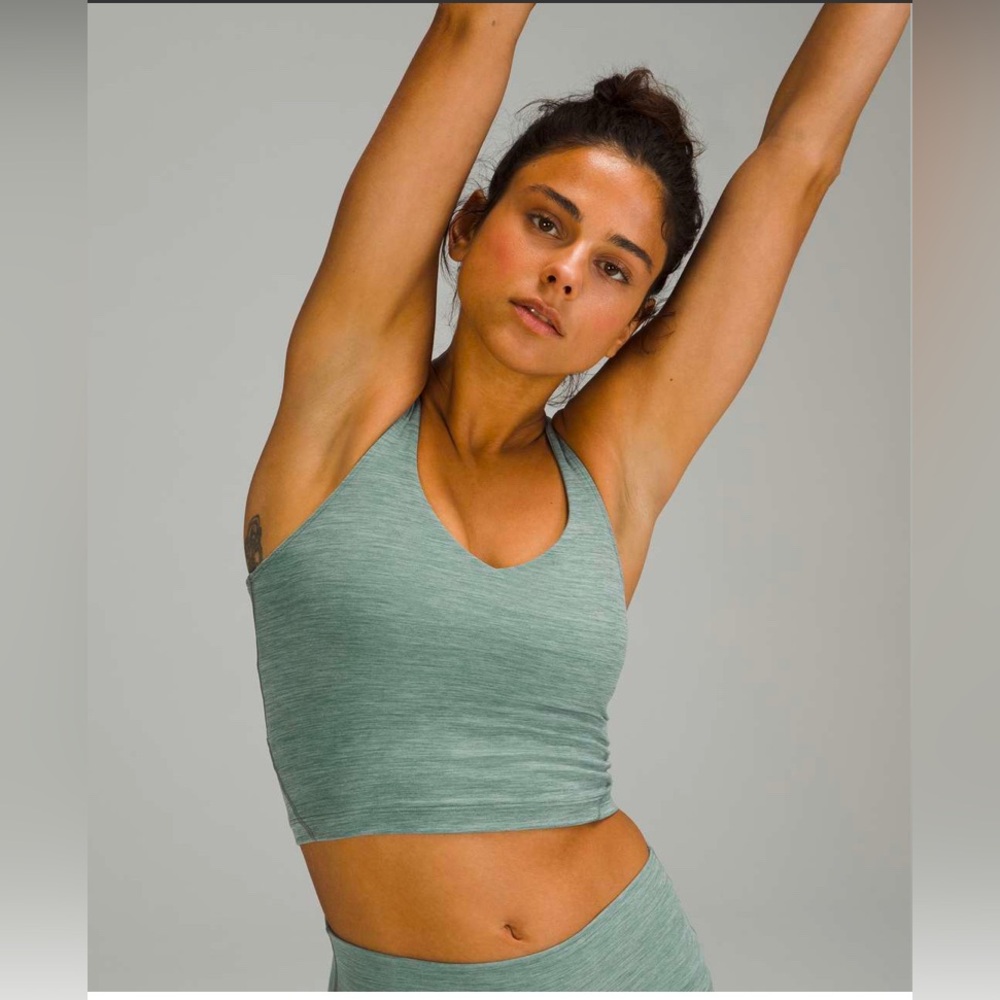 Lululemon Align Tank Heathered Tidewater Teal size 4